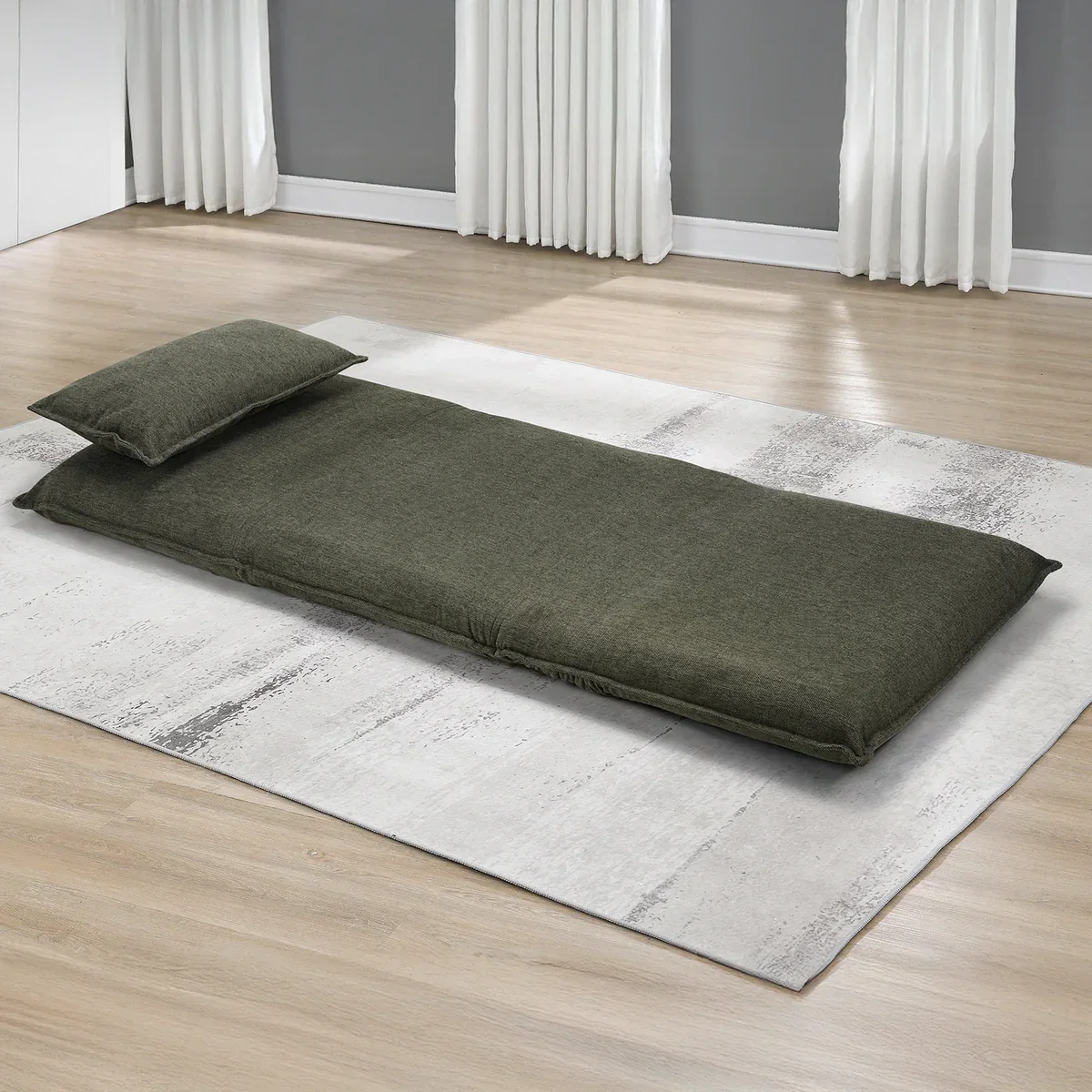 Fold out sofa bed for long stay rooms