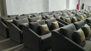 Gray Lounge Chair Production Display poster