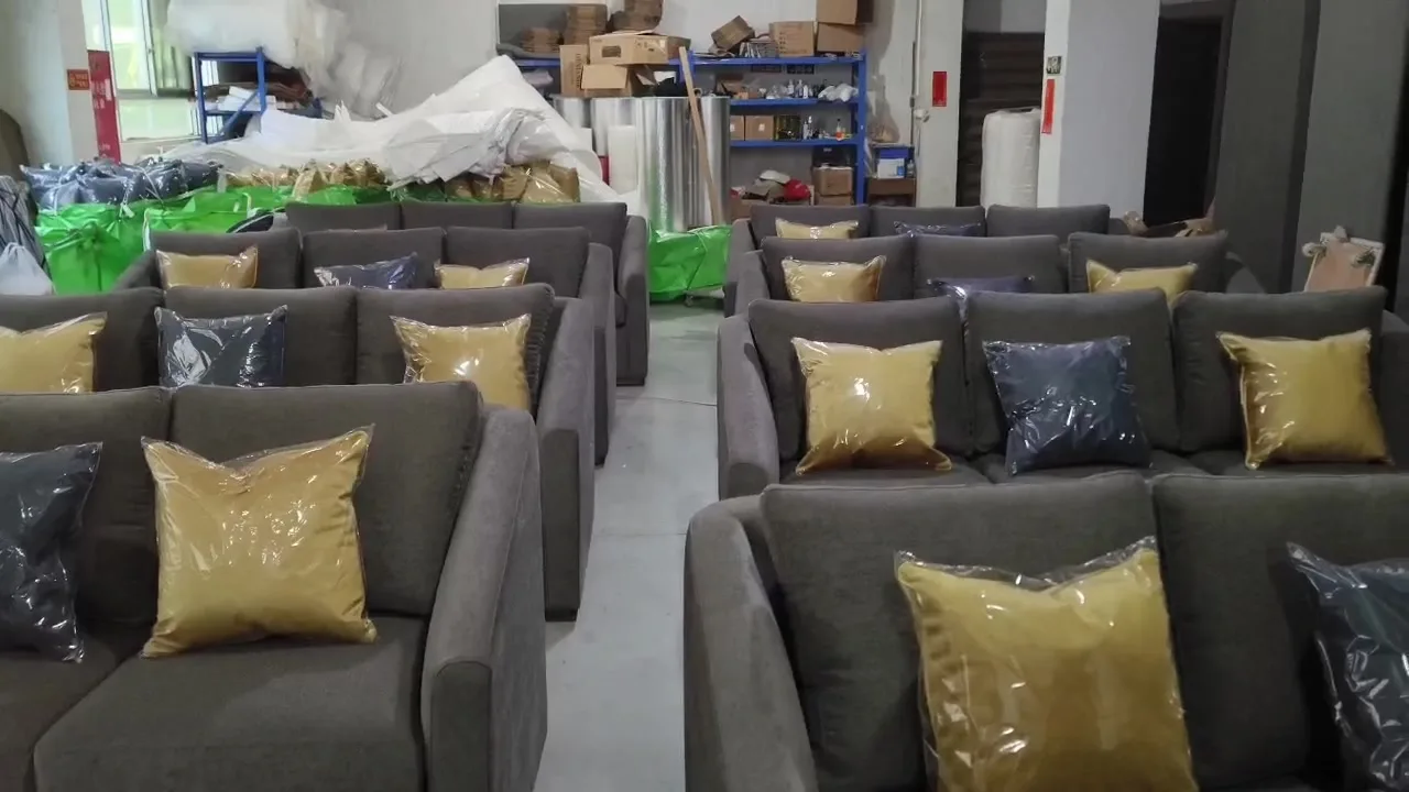 Gray Sofa Set Project Display poster