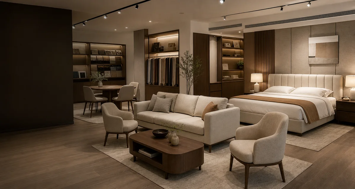 Guest room sofa for hotel suites and hospitality rooms