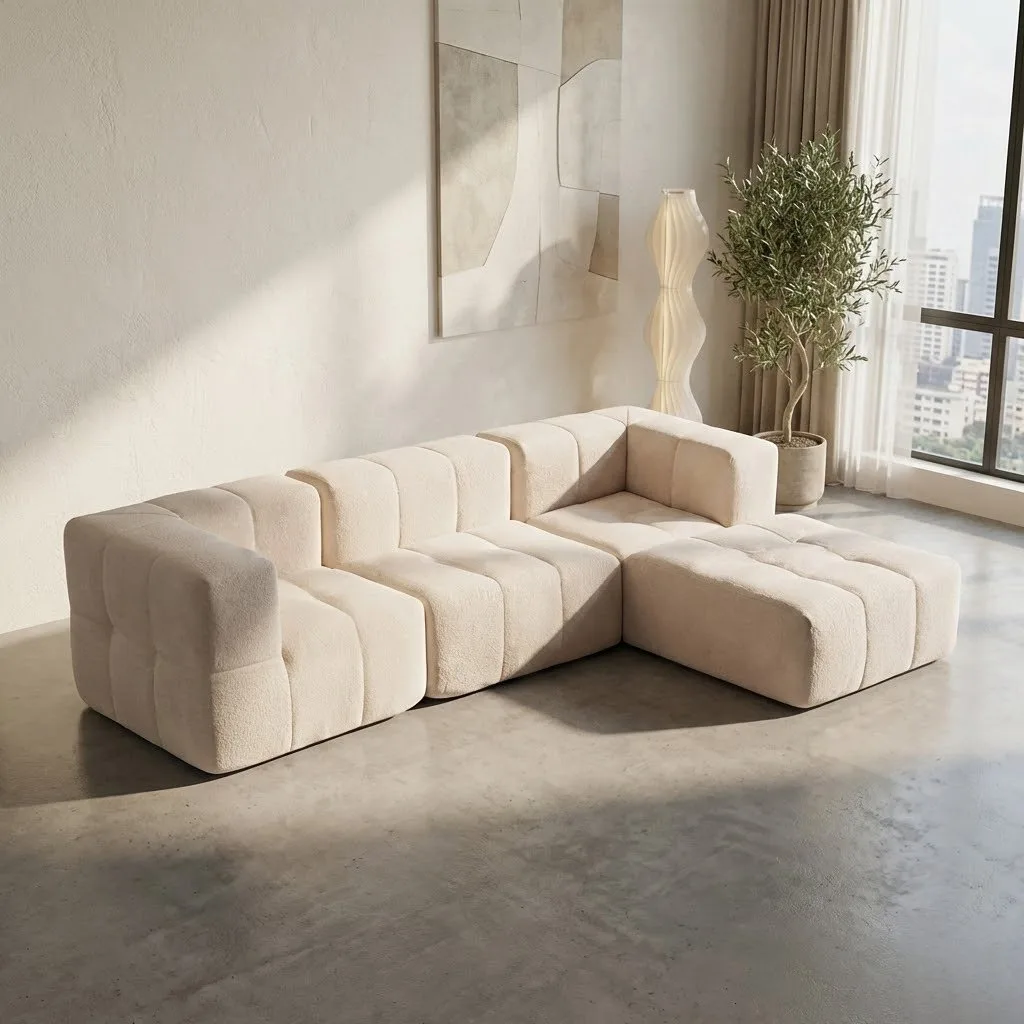 Modular sofa living room scene for OEM and ODM furniture programs