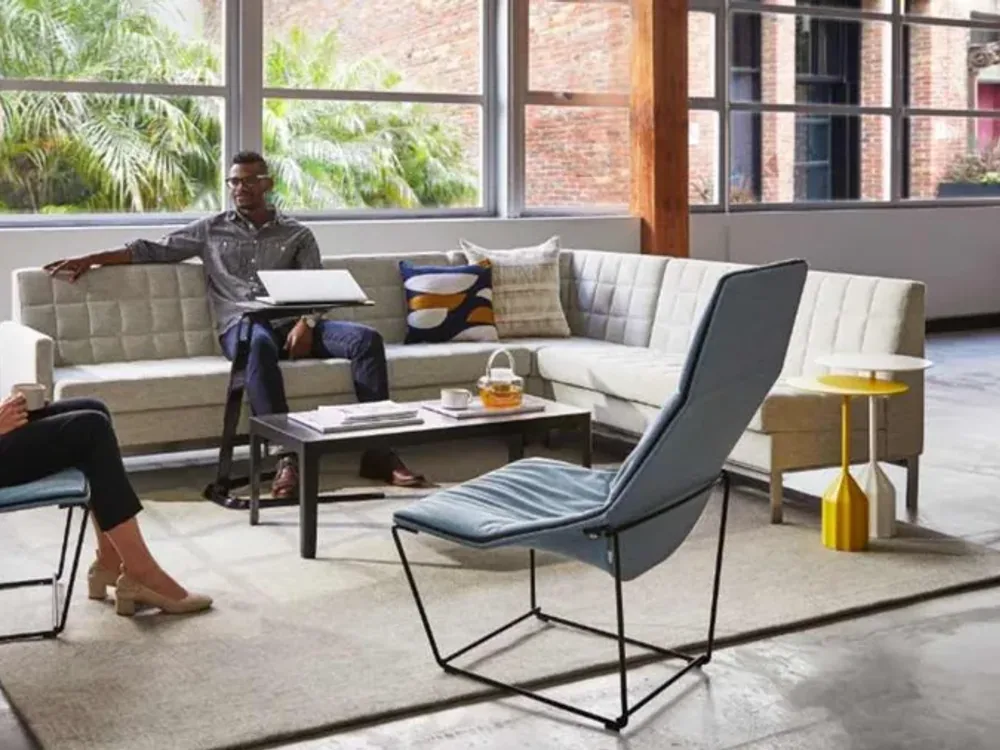 Office reception and lounge furniture for commercial workspace projects