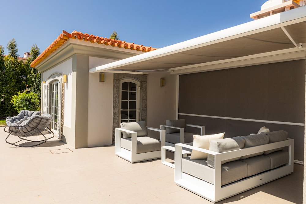 Outdoor resort sofa set for hotel terrace project