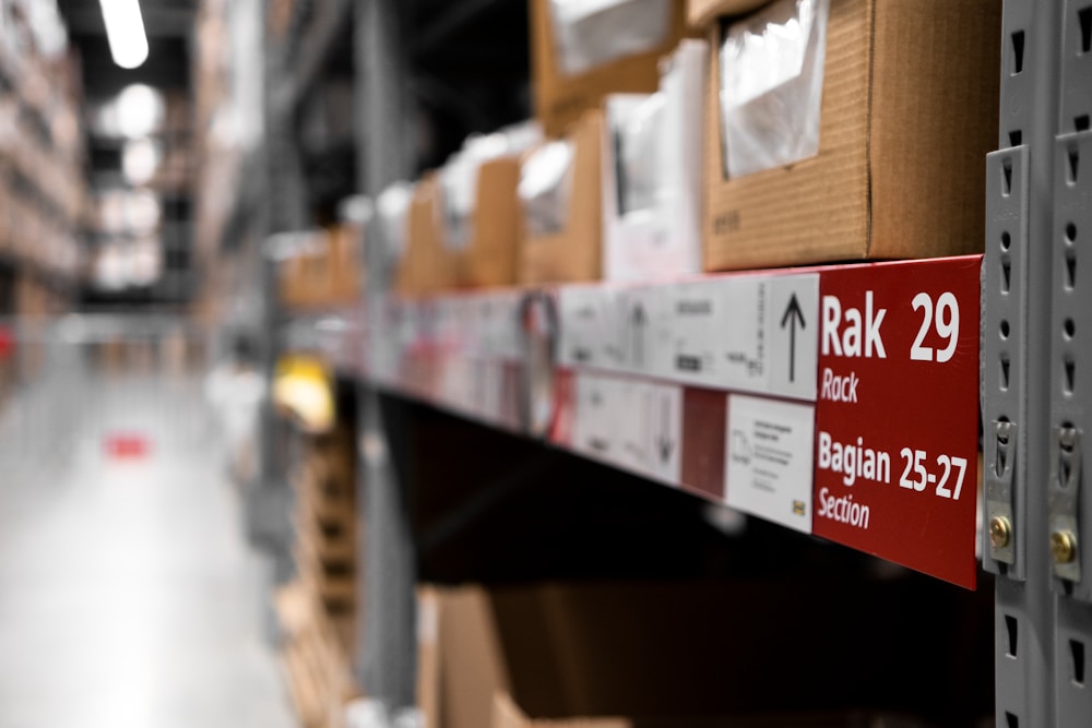 Furniture export packaging in warehouse