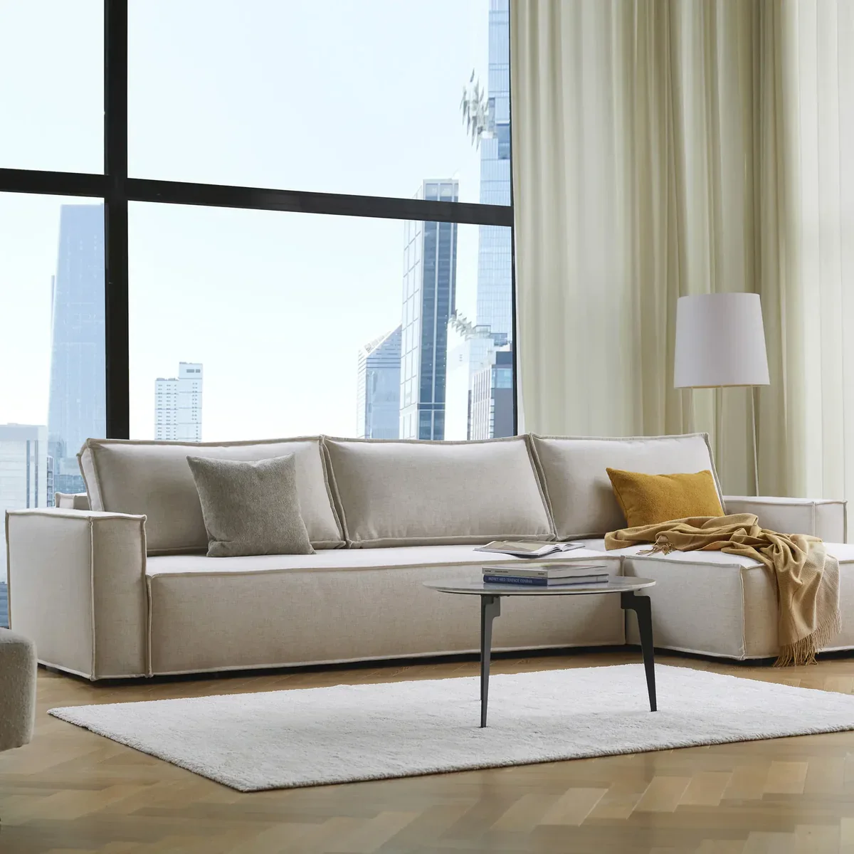 Sectional sofa bed for serviced apartment projects Sectional sofa bed for serviced apartment projects