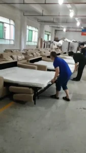 Sofa Bed Factory Folding Check poster