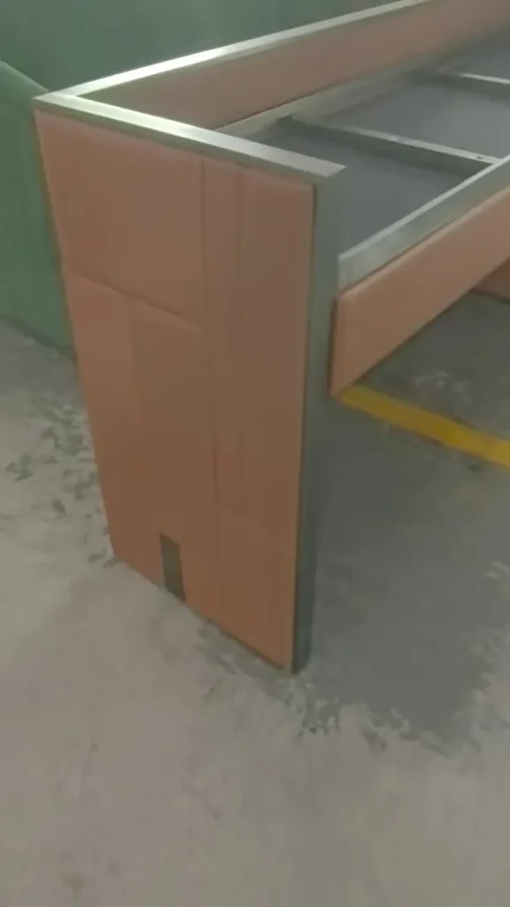 Sofa Bed Frame Structure Close-Up poster