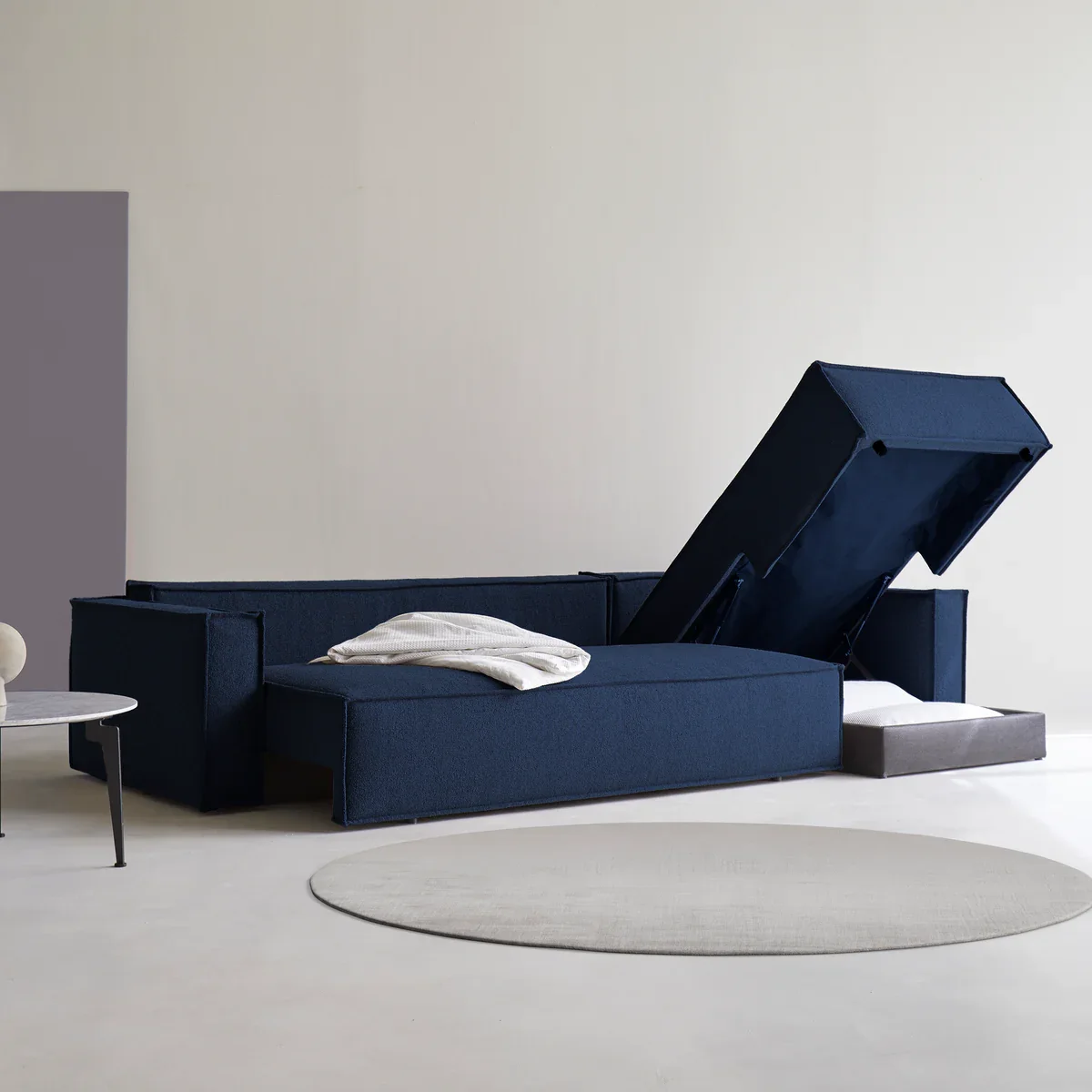 Sofa bed with storage for hospitality furniture projects Sofa bed with storage for hospitality furniture projects