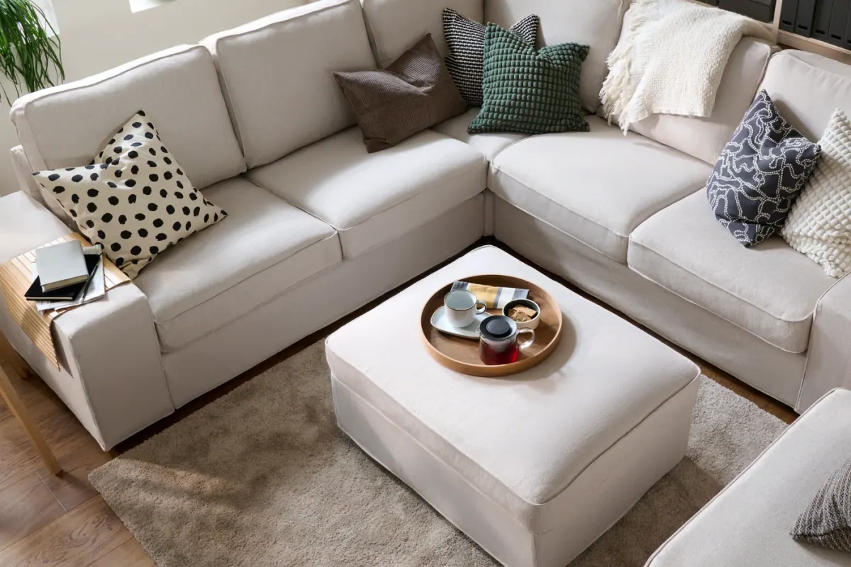 Open sofa bed mode for specification review