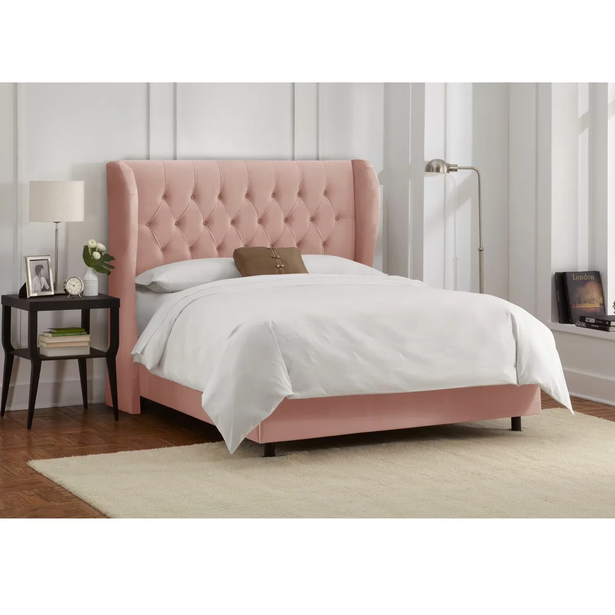 Wingback upholstered bed for hospitality bedroom design Wingback upholstered bed for hospitality bedroom design