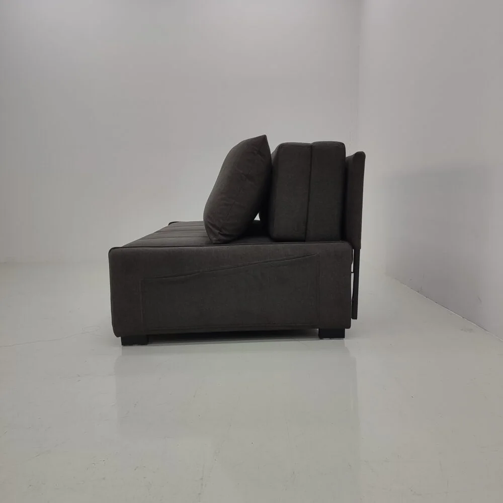 Sofa bed opened as bed image for China sofa bed manufacturer comparison