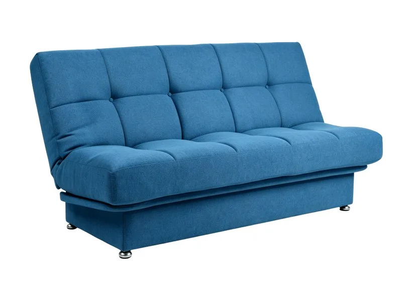 Click-clack fold-down sofa bed mechanism example for compact rooms Click-clack fold-down sofa bed mechanism example for compact rooms