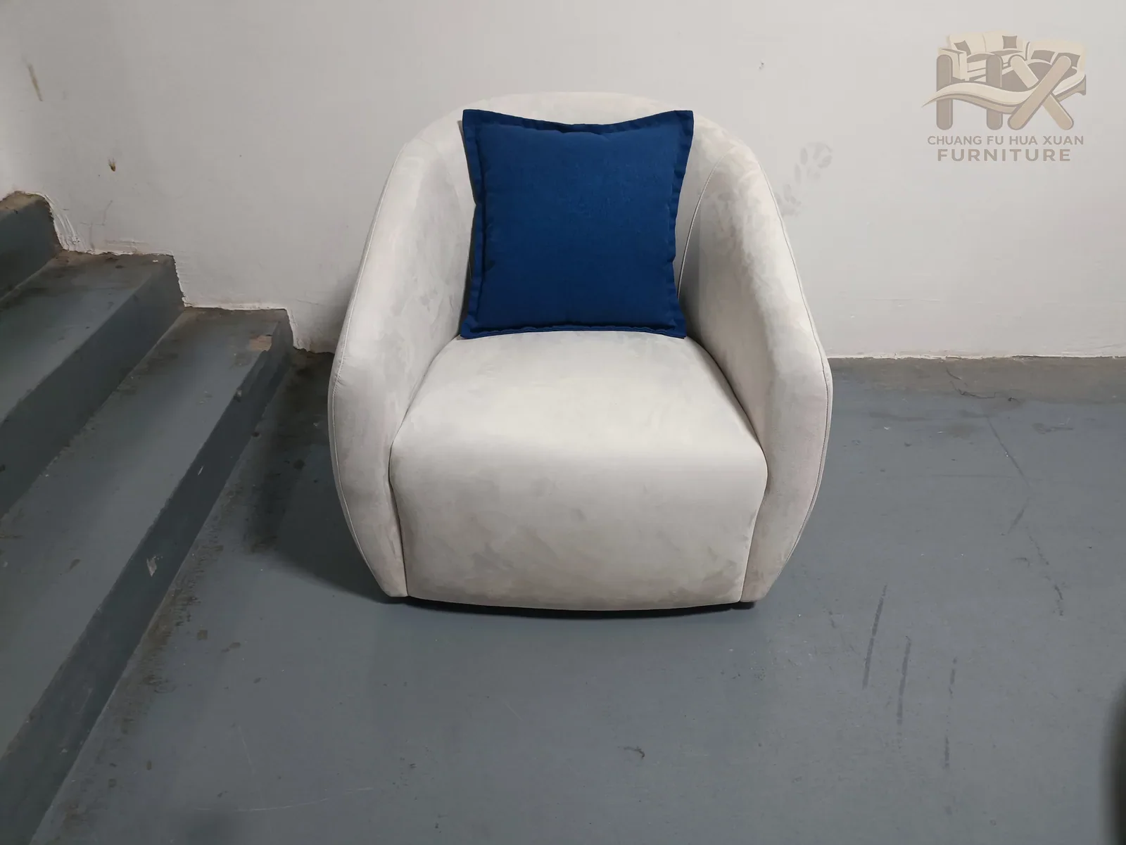 White Tub Lounge Chair for Office Lounge Areas for office lounge, hotel guestroom, commercial space furniture projects