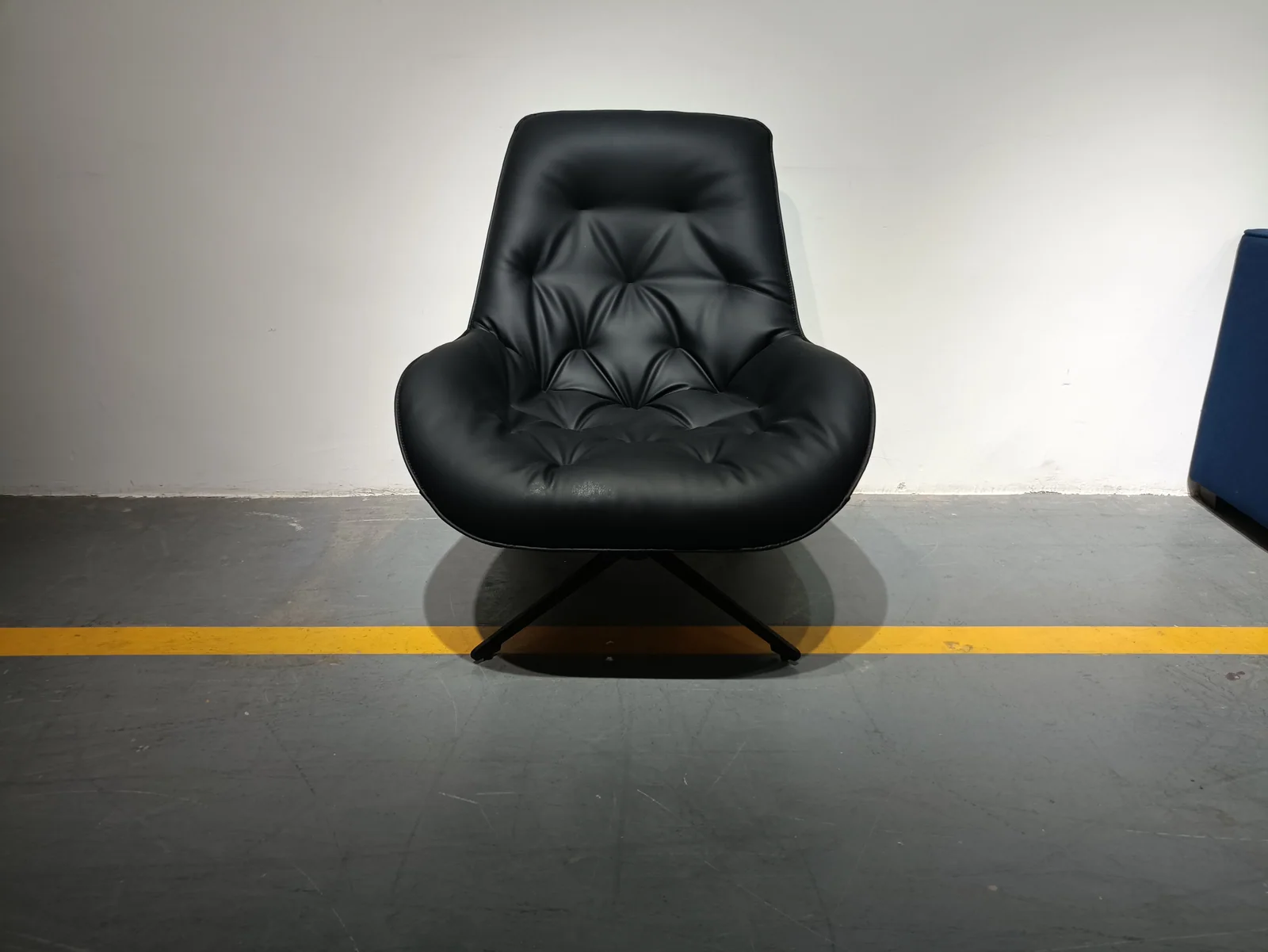 Black Swivel Lounge Chair for Office Breakout Areas for office lounge, commercial space, apartment project furniture projects