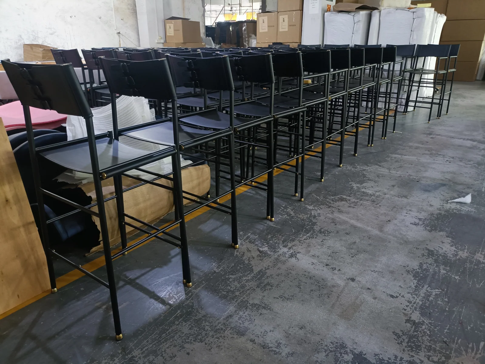 Black Metal Dining Chair Set for Restaurant Seating for restaurant, commercial space, wholesale program furniture projects
