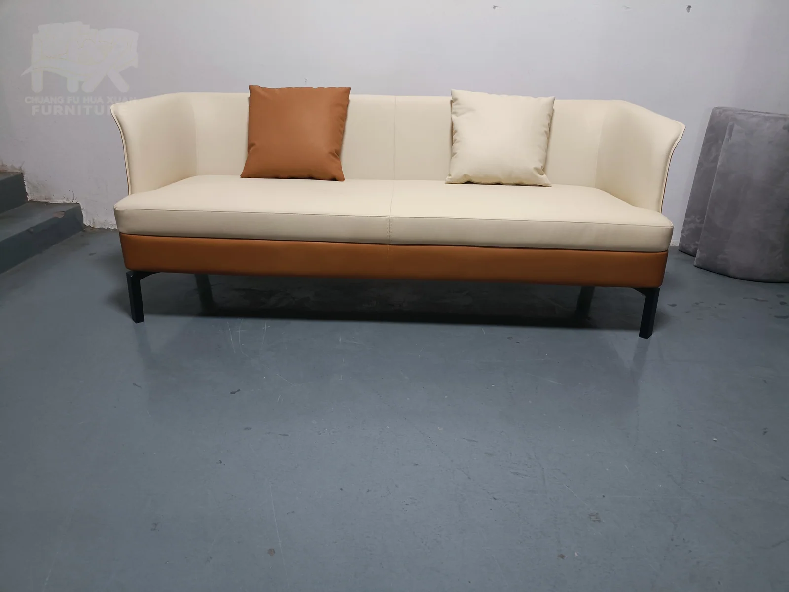 Beige Upholstered Sofa Set for Hotel Lounge Areas for hotel guestroom, hotel lobby, wholesale program furniture projects