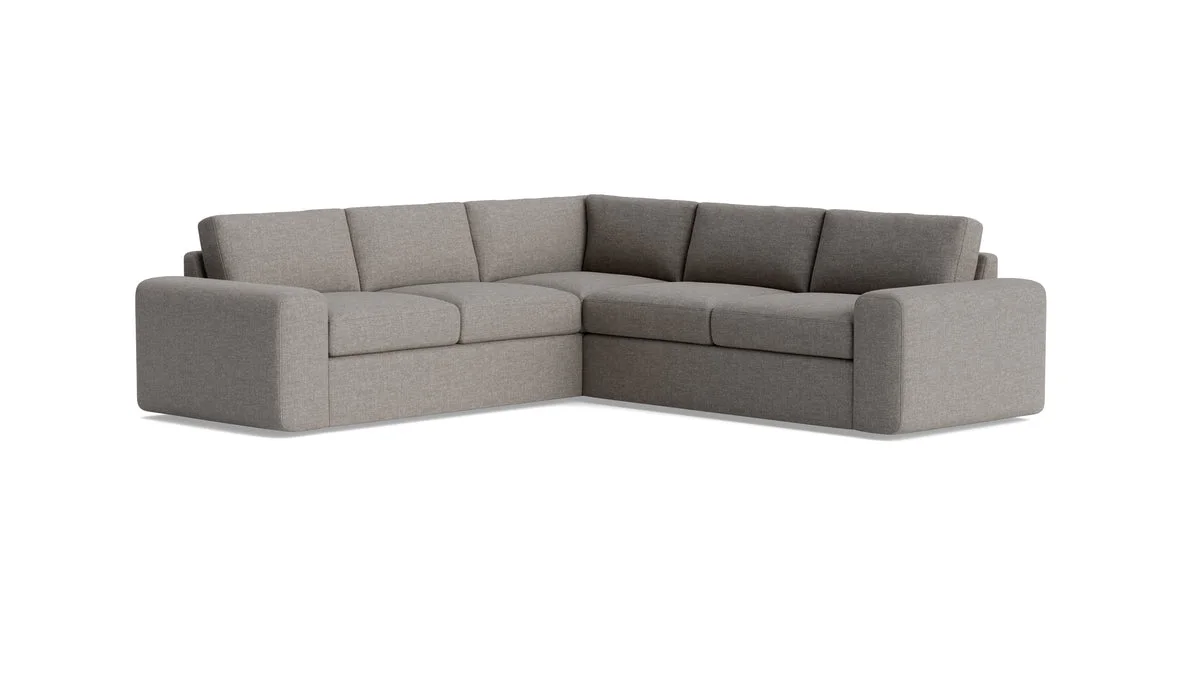 Large deep sectional sofa product view with chaise configuration Large deep sectional sofa product view with chaise configuration