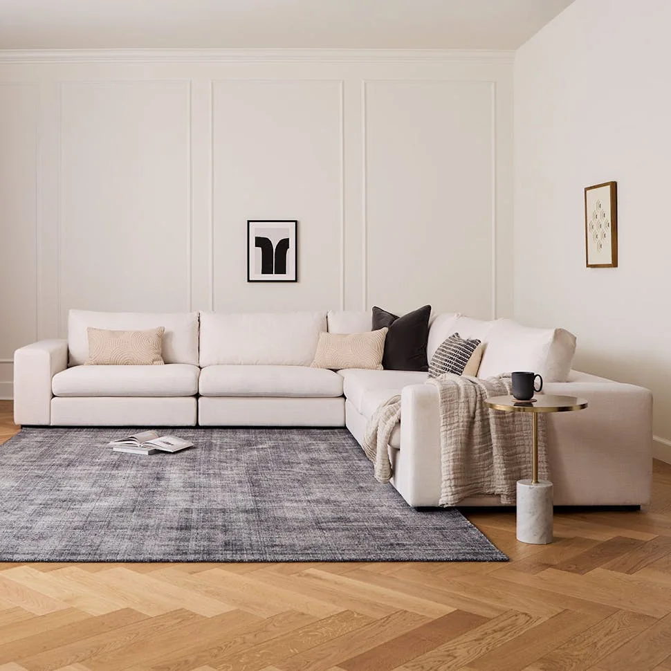 Modular corner sofa for a project living room space Modular corner sofa for a project living room space