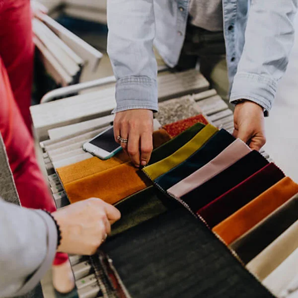 Sofa upholstery material samples for B2B supplier selection