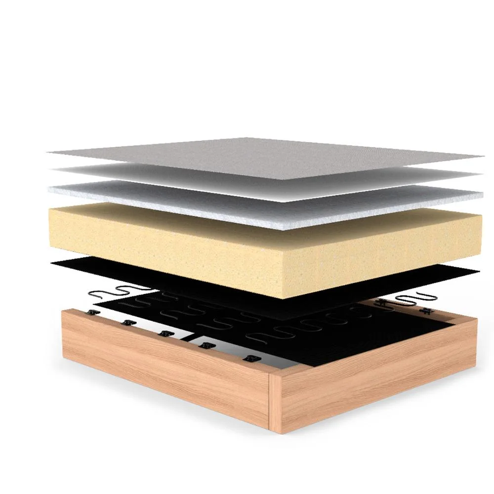 Commercial reclining sofa bed foam support detail Commercial reclining sofa bed foam support detail