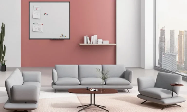 Commercial sofa buying guide office reception sofa scene