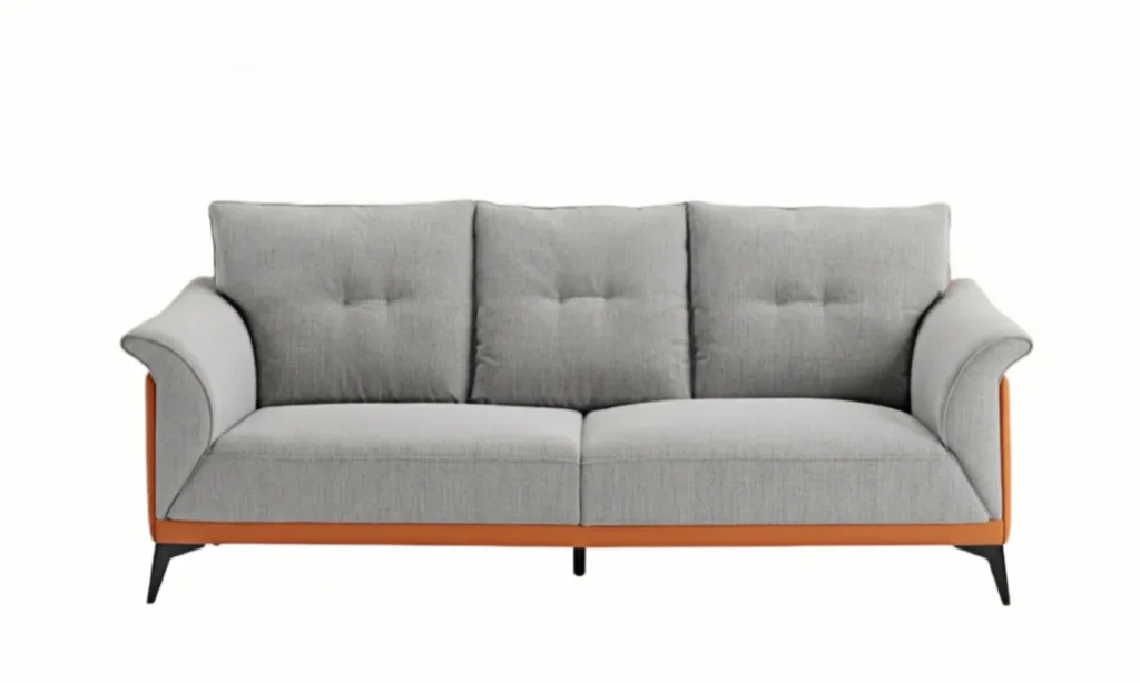 Sofa frame and foam guide commercial sofa example