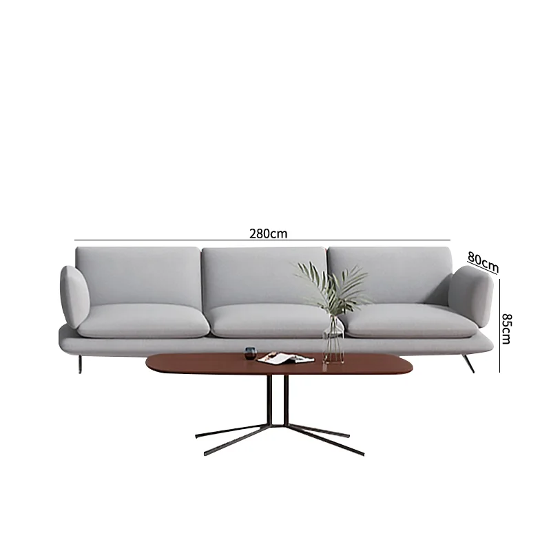 Commercial three seater sofa product image with dimensions Commercial three seater sofa product image with dimensions