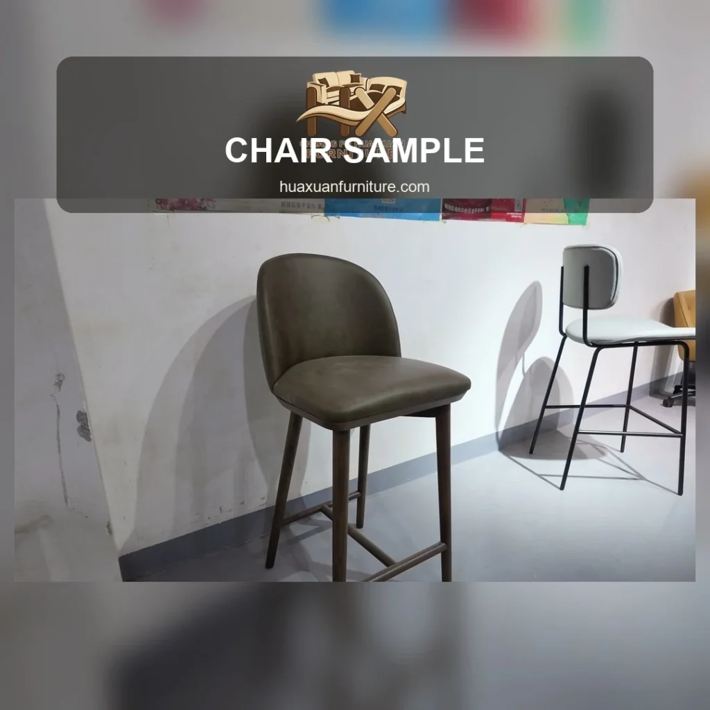 Square cover image for bar chair sample display for project seating video.