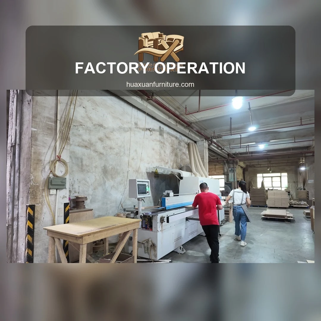 Factory Machine Operation for Furniture Parts poster