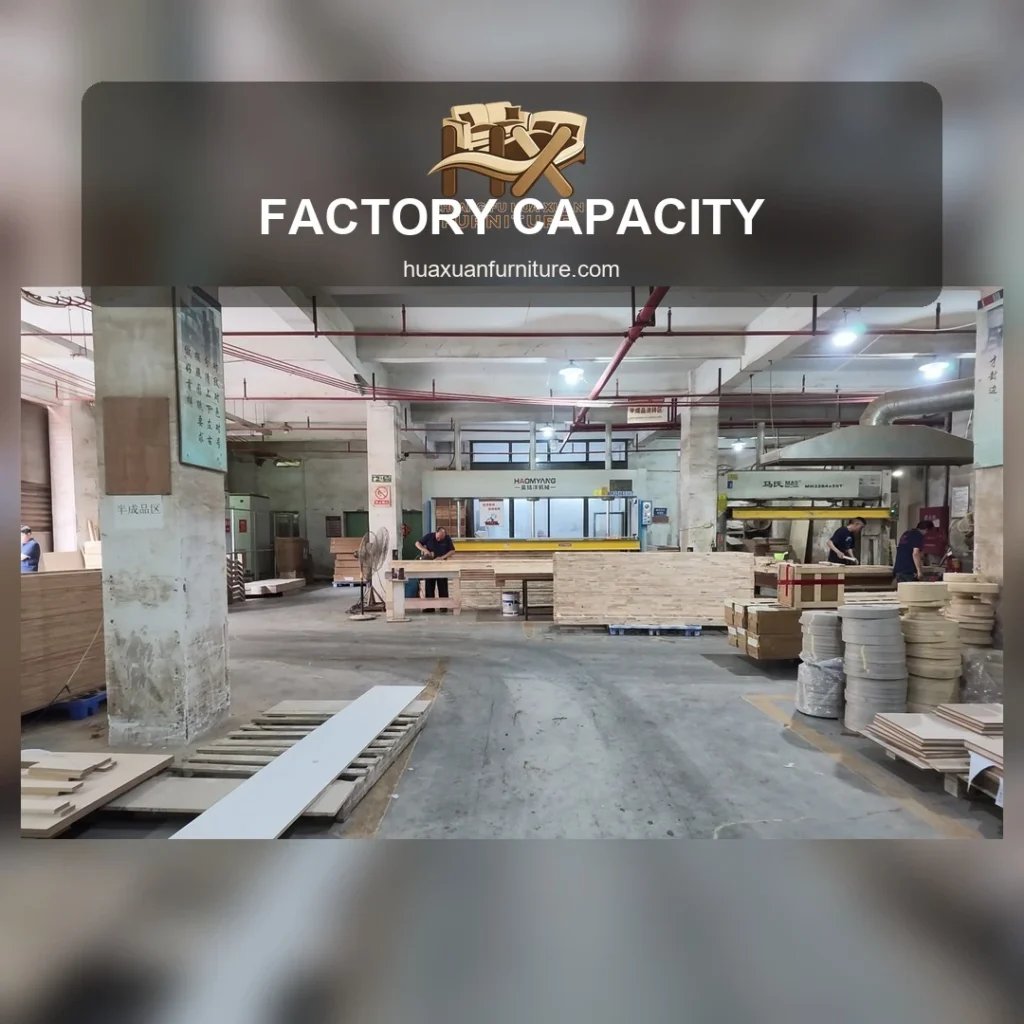 Square cover image for furniture factory capacity workshop view video.