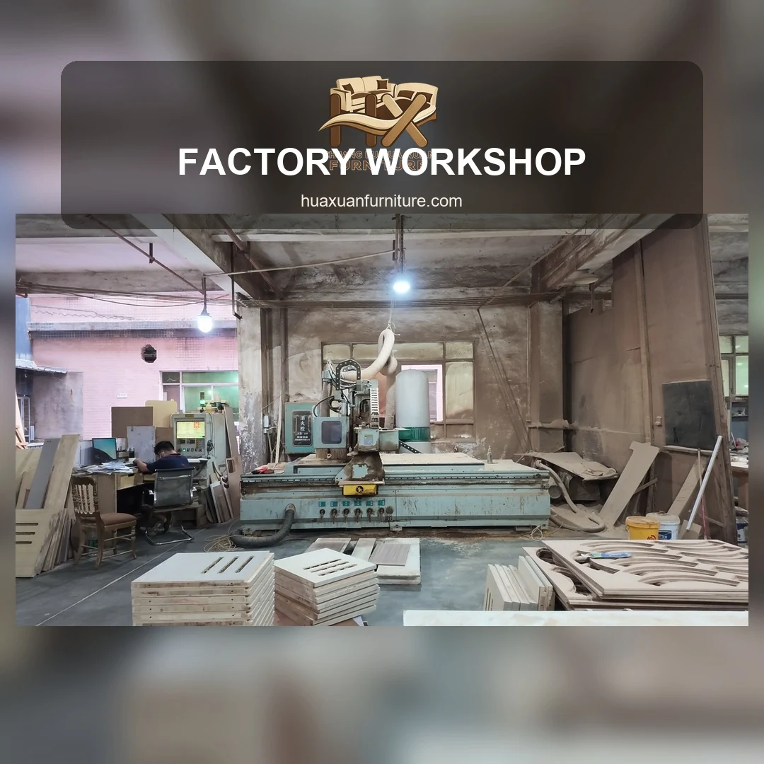 Furniture Factory Workshop View poster