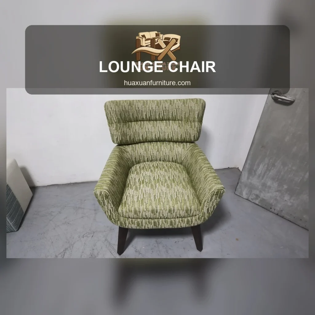 Square cover image for green lounge chair display for project seating video.