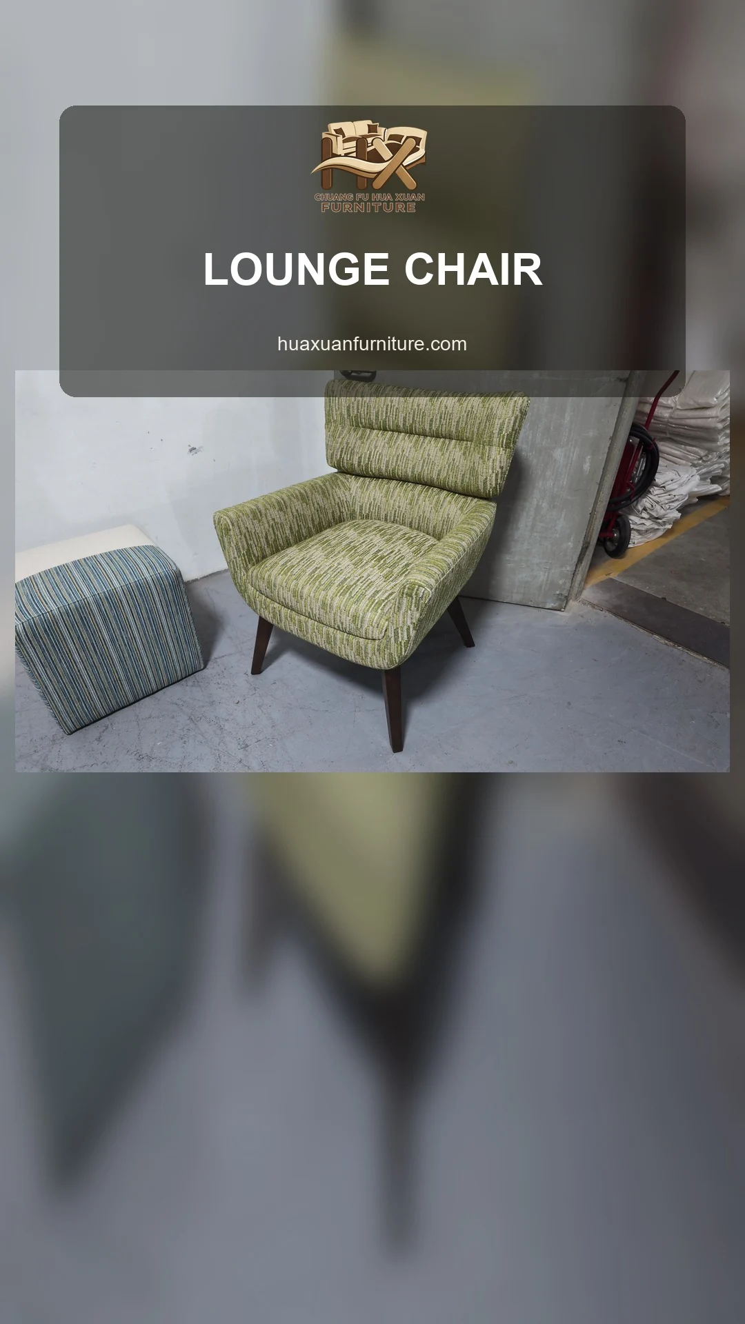 Green Lounge Chair Sample for Commercial Interiors poster