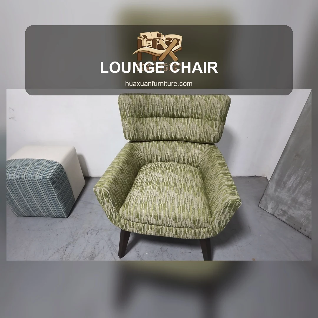 Green Lounge Chair Seating Detail View poster