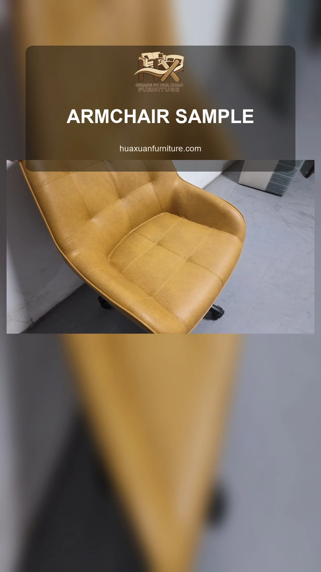 Yellow Swivel Armchair Sample Review poster