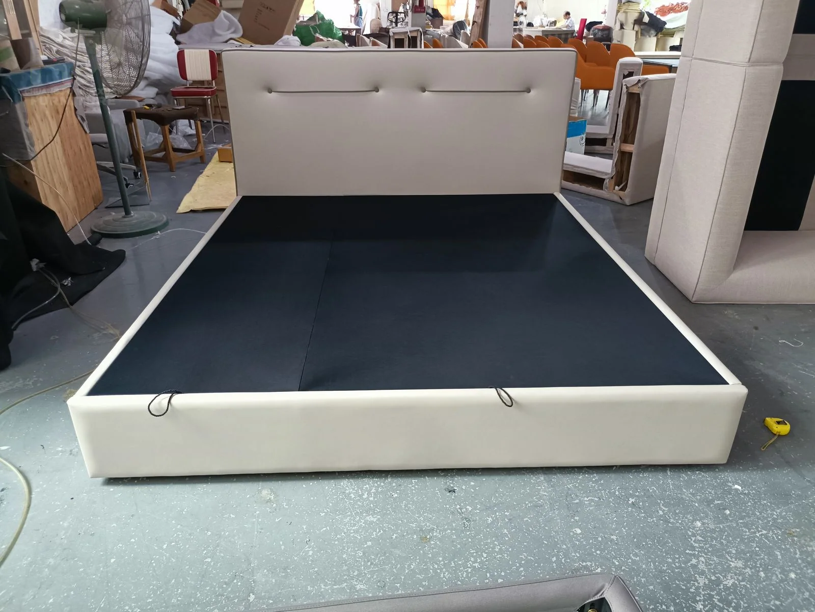 Two-Tone Platform Bed for Serviced Apartment Bedrooms for serviced apartment, hotel guestroom, rental property furniture projects