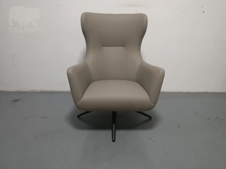 HX-CHR-010 Beige High-Back Swivel Chair for Office Lounge Areas for office lounge, reception area, commercial space furniture projects