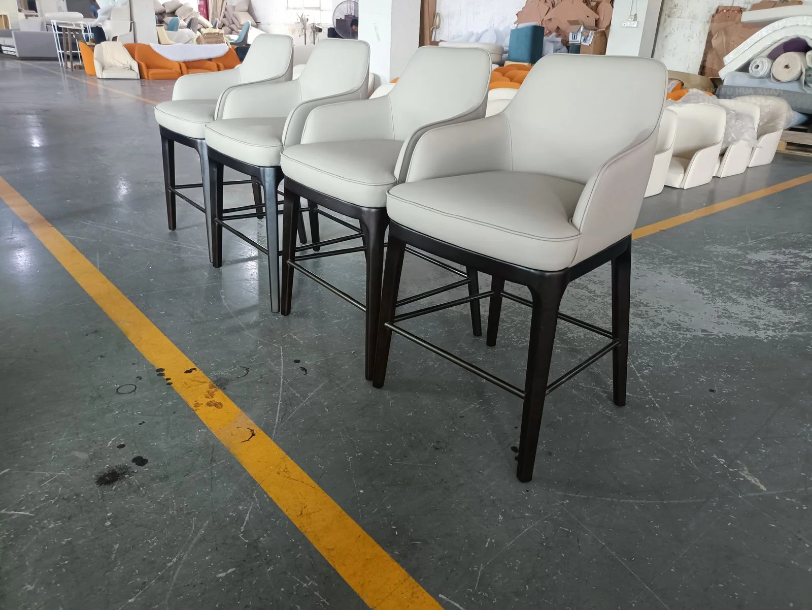 White Upholstered Dining Chair for Hotel Restaurants for hotel dining area, restaurant, banquet space furniture projects