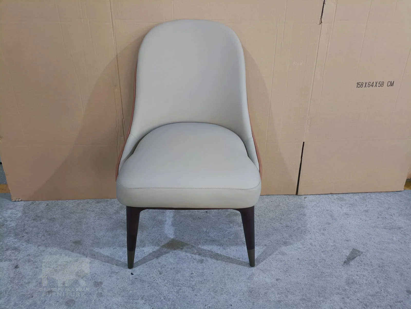 Ivory Curved Dining Chair for Apartment Dining Projects for apartment project, hotel dining area, restaurant furniture projects