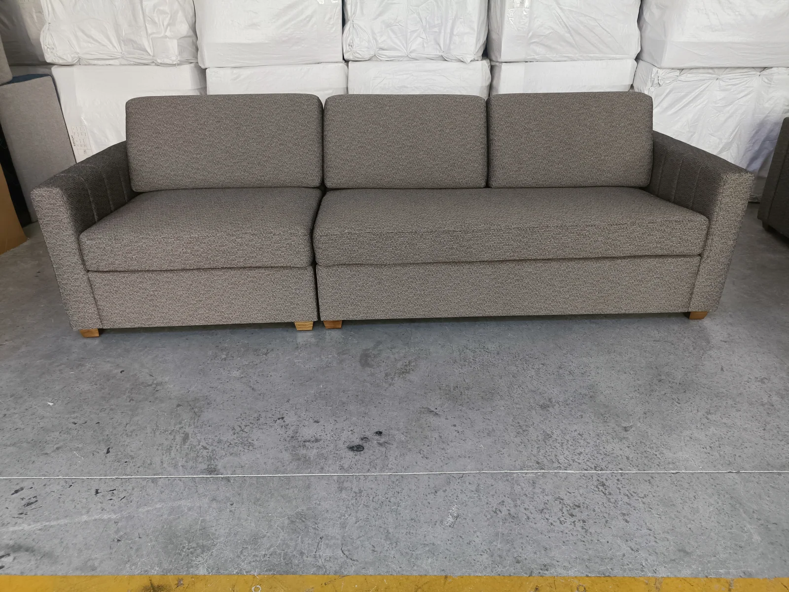 Grey Modular Sofa for Commercial Lounge Areas for commercial space, office lounge, hotel lobby furniture projects