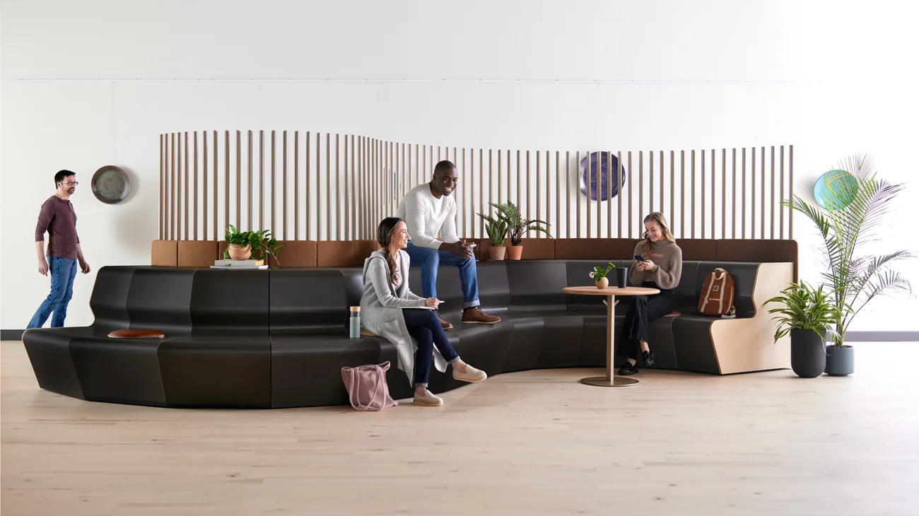 Modular sofa for narrow access planning