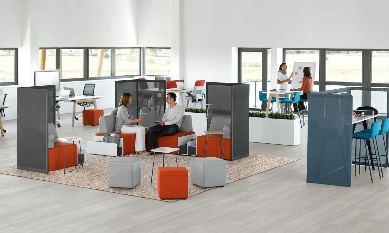 Office lounge sofa for commercial project