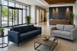 Office waiting room sofa buying guide for a corporate visitor area
