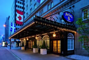 The Ritz-Carlton Montreal hotel furniture reference exterior entrance view