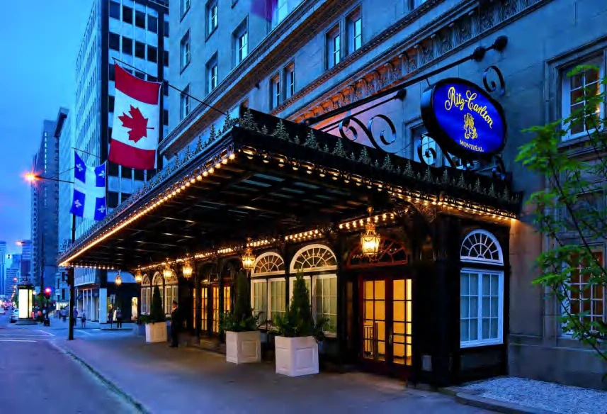 The Ritz-Carlton Montreal hotel furniture reference exterior entrance view