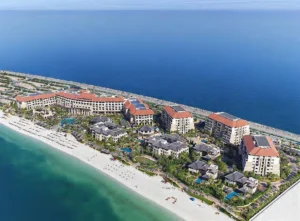 Sofitel Dubai The Palm resort furniture reference aerial exterior view