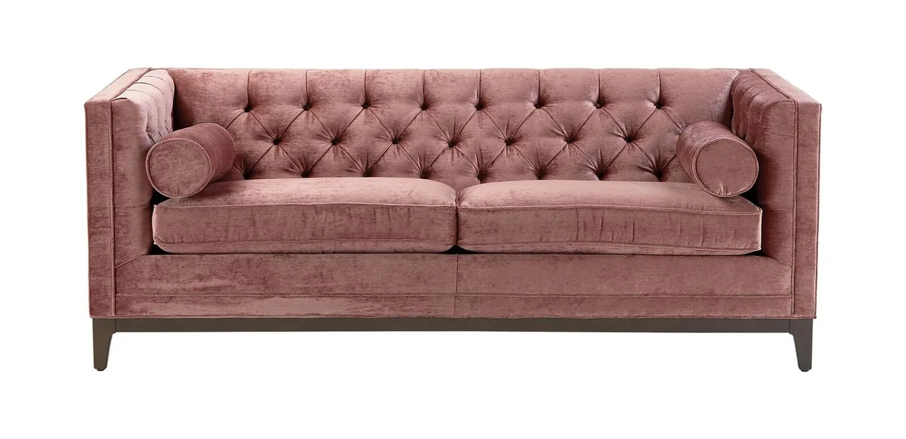 Tuxedo sofa arm design with high arms