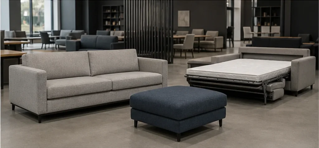 Contract upholstered furniture specification for sofas chairs and sofa beds