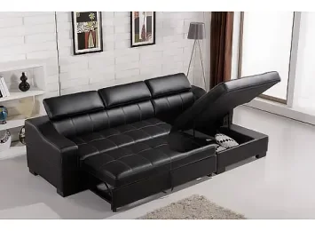 Leather sofa in a hotel or executive lounge