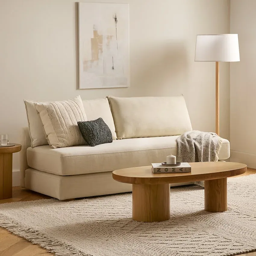 Sofa bed for apartment guest accommodation in closed mode